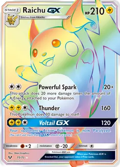Raichu-GX #75, Secret