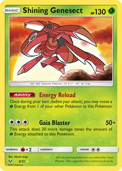Shining Genesect #9, Standard