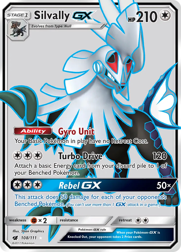 Silvally-GX #108, Crimson Invasion