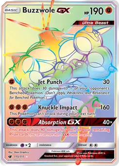 Buzzwole-GX #115, Secret