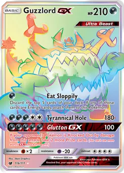 Guzzlord-GX #116, Secret