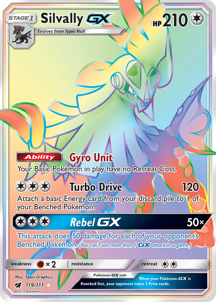 Silvally-GX #119, Crimson Invasion Secret