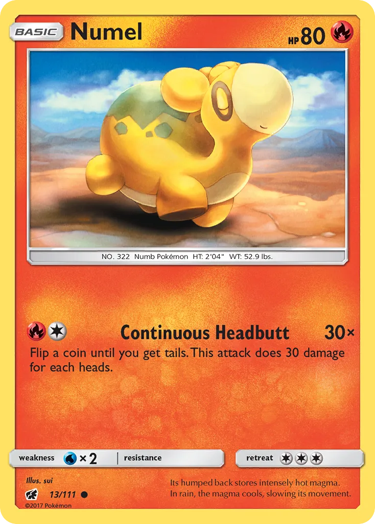 Numel #13, Crimson Invasion Reverse Foil