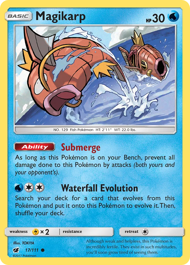Magikarp #17, Crimson Invasion Reverse Foil