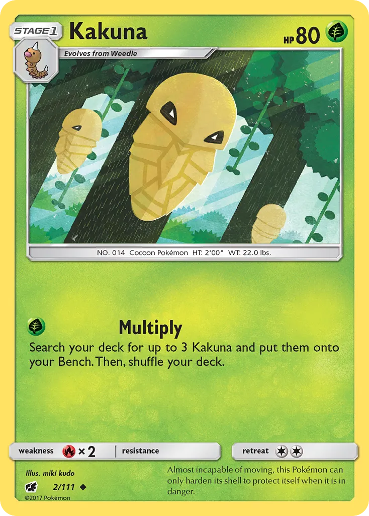Kakuna #2, Crimson Invasion Reverse Foil