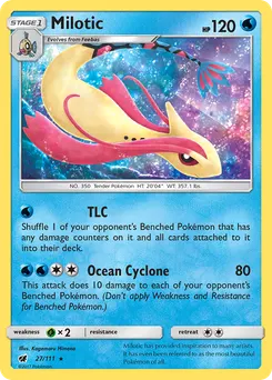 Milotic #27, Reverse Foil