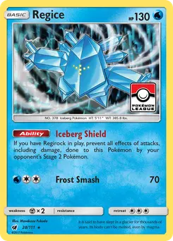 Regice #28, Pokemon League
