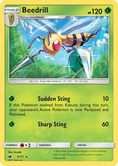 Beedrill #3, Reverse Foil