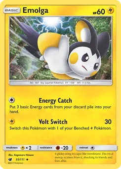 Emolga #35, Reverse Foil