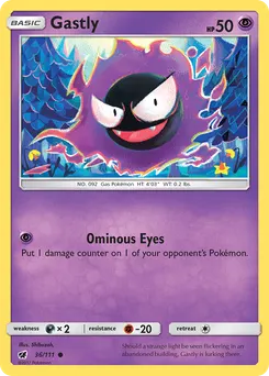Gastly #36, Reverse Foil