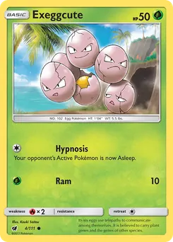 Exeggcute #4, Reverse Foil