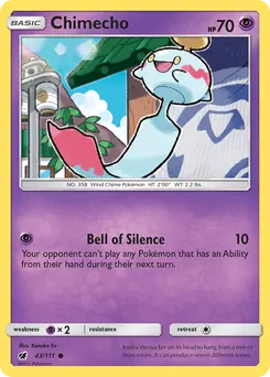 Chimecho #43, Reverse Foil