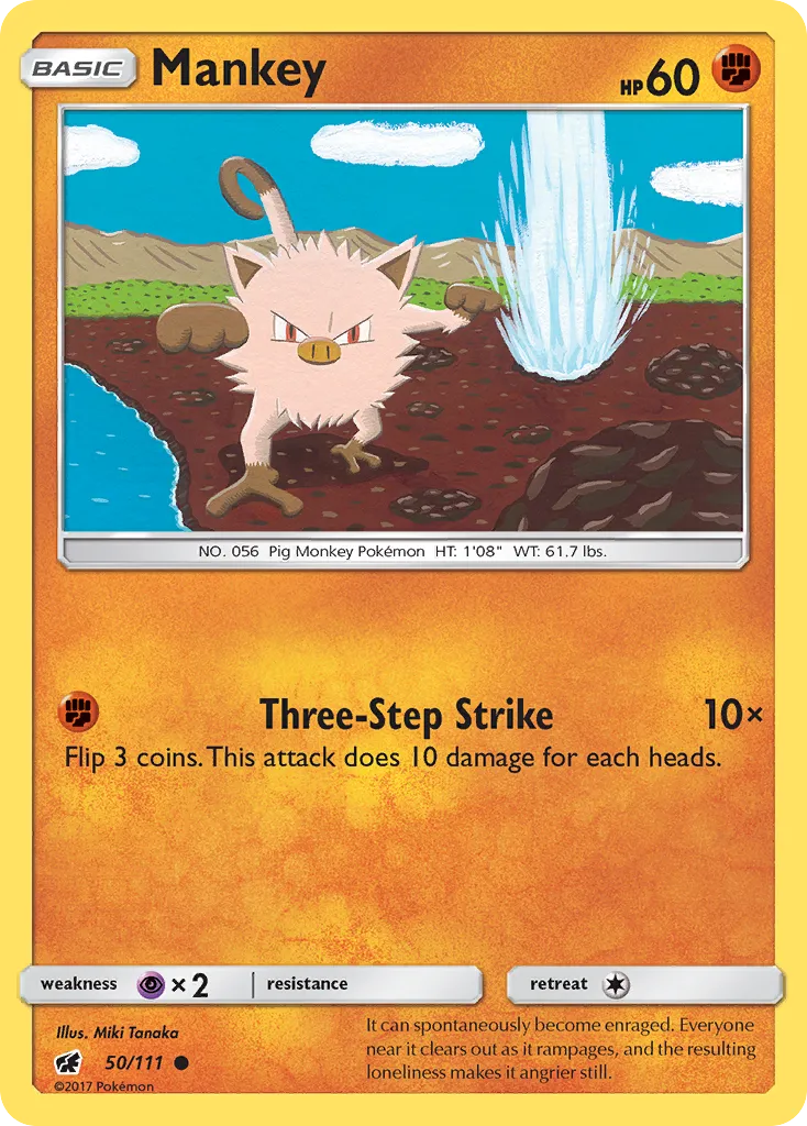 Mankey #50, Crimson Invasion