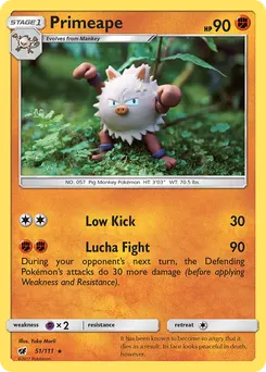 Primeape #51, Reverse Foil