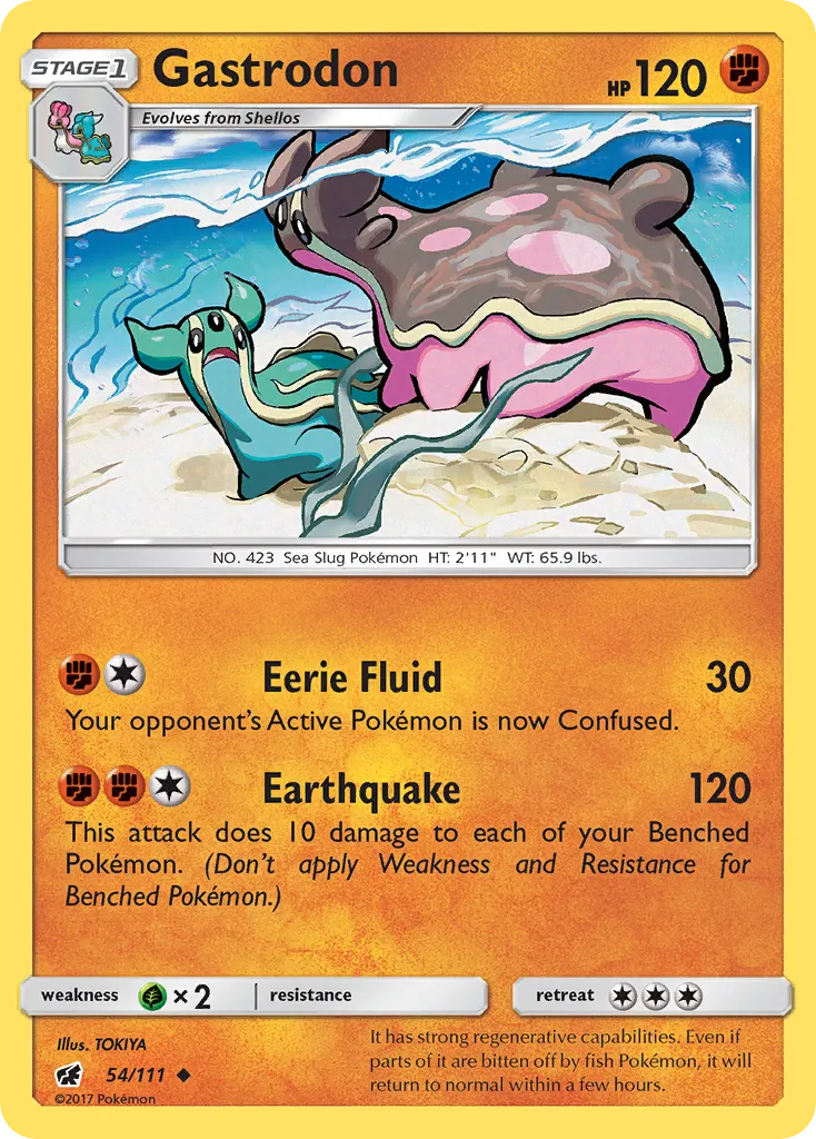 Gastrodon #54, Crimson Invasion Reverse Foil