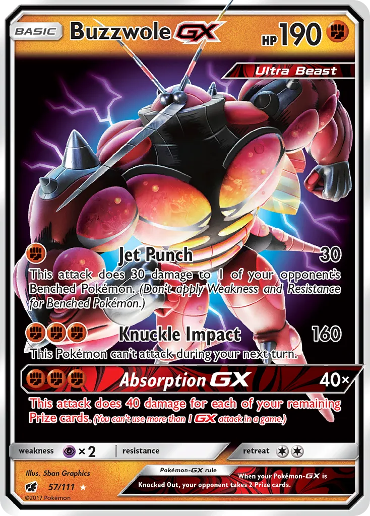 Buzzwole-GX #57, Crimson Invasion