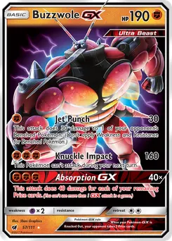 Buzzwole-GX #57, Standard