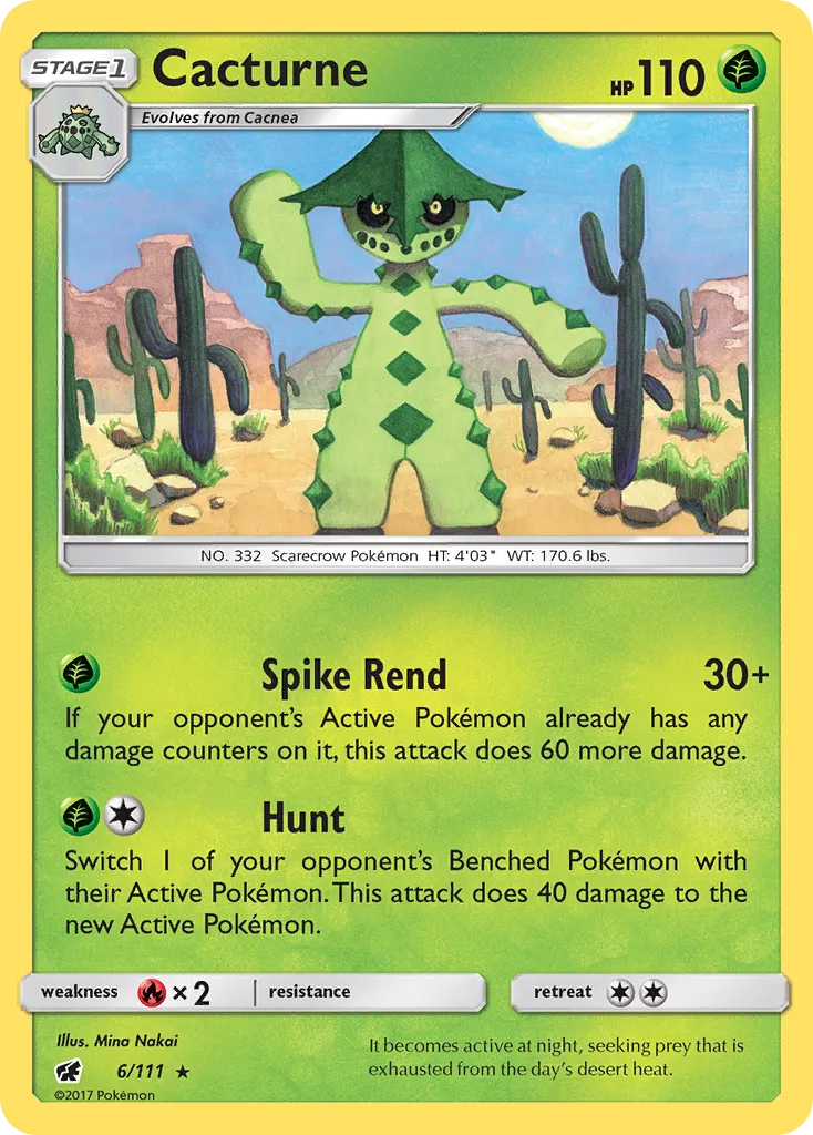 Cacturne #6, Crimson Invasion