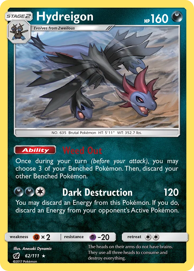 Hydreigon #62, Crimson Invasion