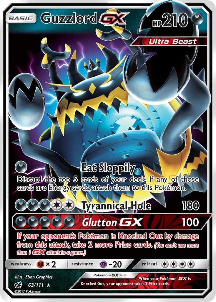 Guzzlord-GX #63, Crimson Invasion