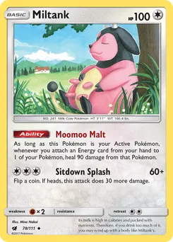 Miltank #78, Reverse Foil