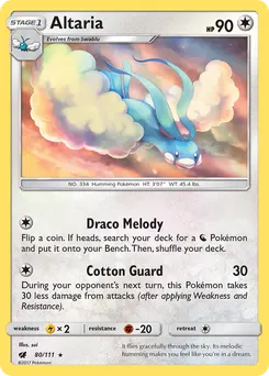 Altaria #80, Reverse Foil