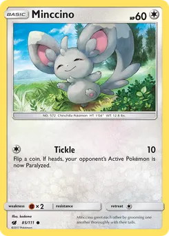 Minccino #85, Reverse Foil