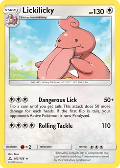 Lickilicky #103, Ultra Prism