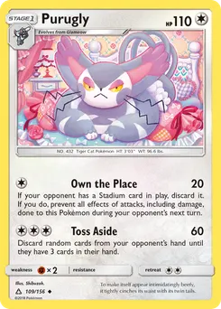 Purugly #109, Standard