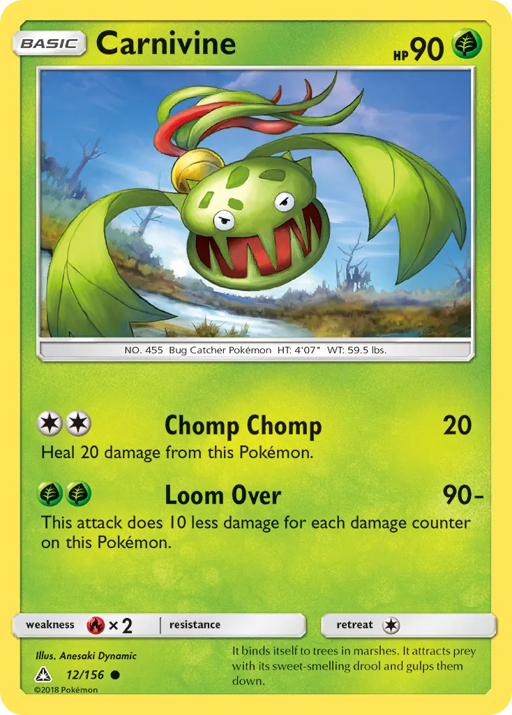 Carnivine #12, Ultra Prism Reverse Foil