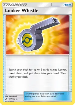 Looker Whistle #127, Reverse Foil