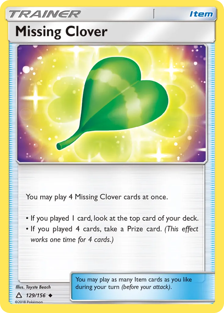 Missing Clover #129, Ultra Prism