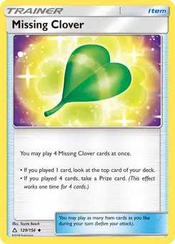 Missing Clover #129, Standard