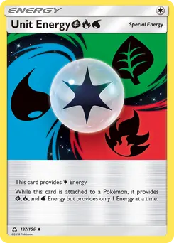 Unit Energy GrassFireWater #137, Ultra Prism