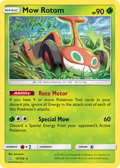 Mow Rotom #14, Reverse Foil