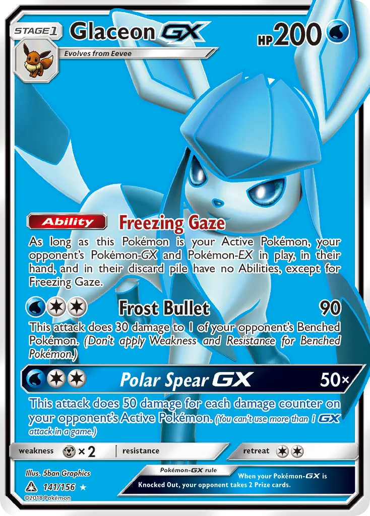 Glaceon-GX #141, Ultra Prism
