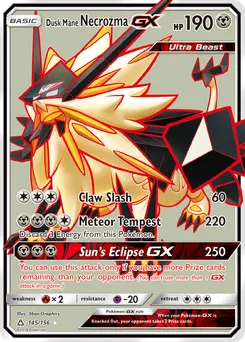 Dusk Mane Necrozma-GX #145, Standard