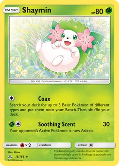 Shaymin #15, Reverse Foil