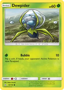 Dewpider #16, Reverse Foil
