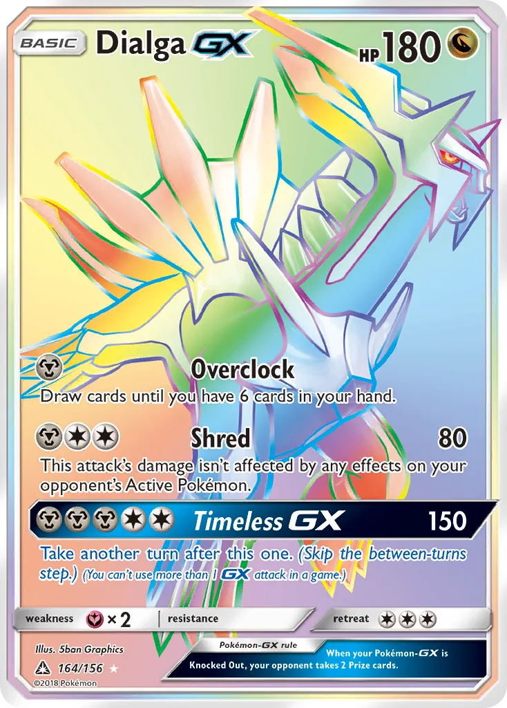 Dialga-GX #164, Ultra Prism Secret