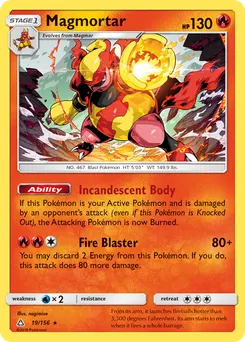 Magmortar #19, Reverse Foil