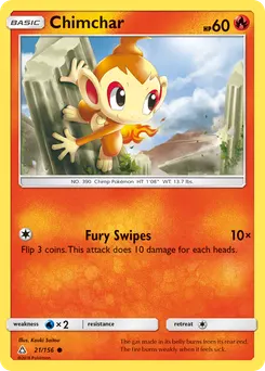 Chimchar #21, Reverse Foil