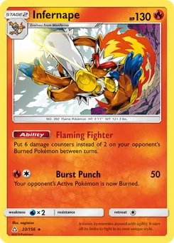 Infernape #23, Pokemon League