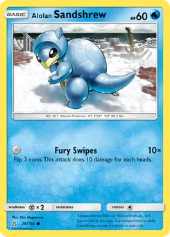 Alolan Sandshrew #28, Reverse Foil