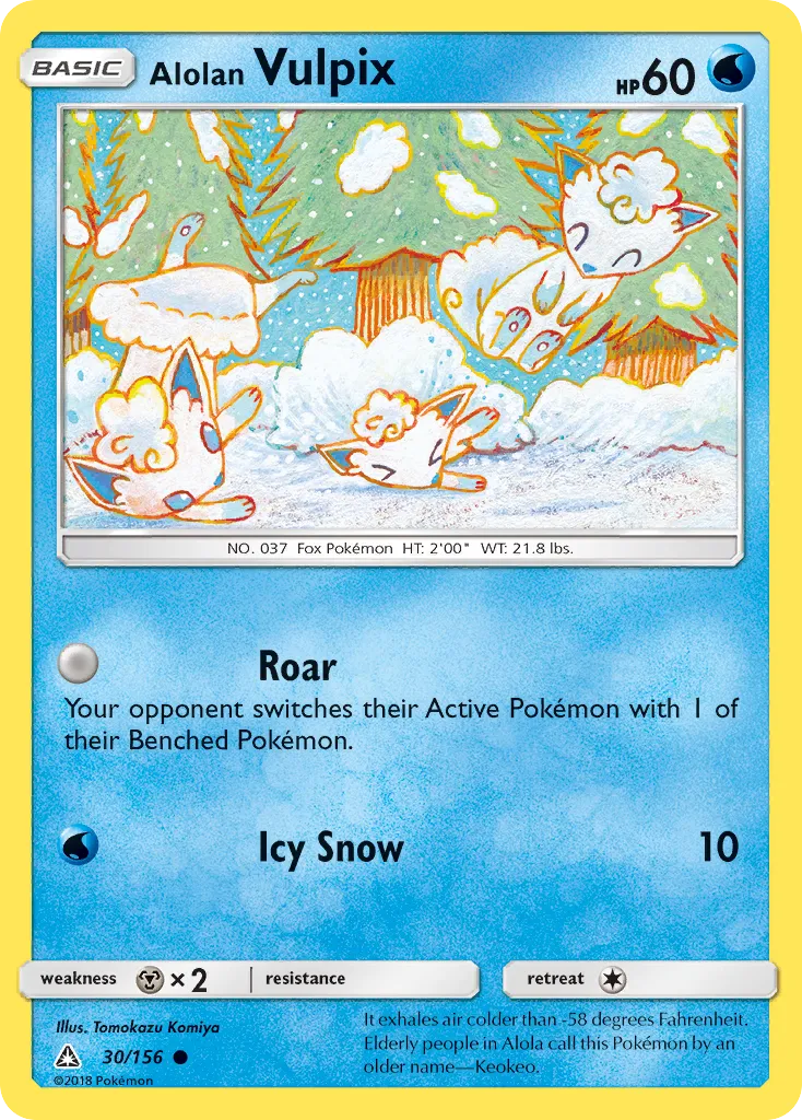 Alolan Vulpix #30, Ultra Prism