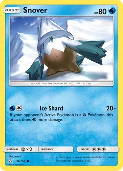 Snover #37, Reverse Foil