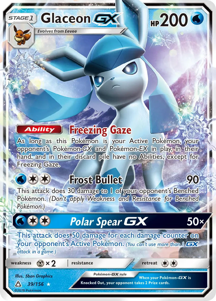 Glaceon-GX #39, Ultra Prism