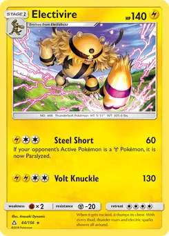 Electivire #44, Reverse Foil