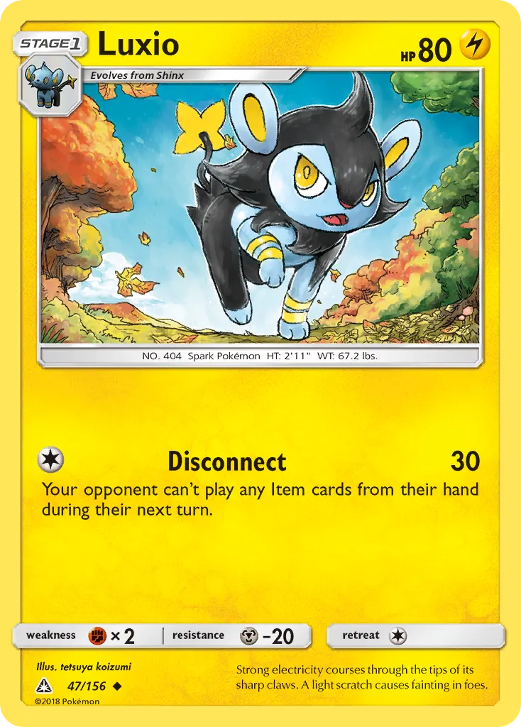 Luxio #47, Ultra Prism Reverse Foil