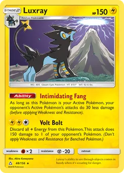 Luxray #48, Standard